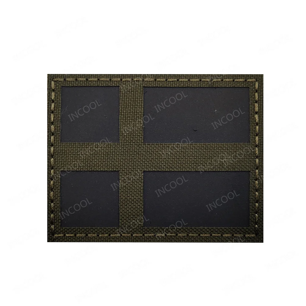 Parche bandera bordada IR reflectante - juego de banderas europeas