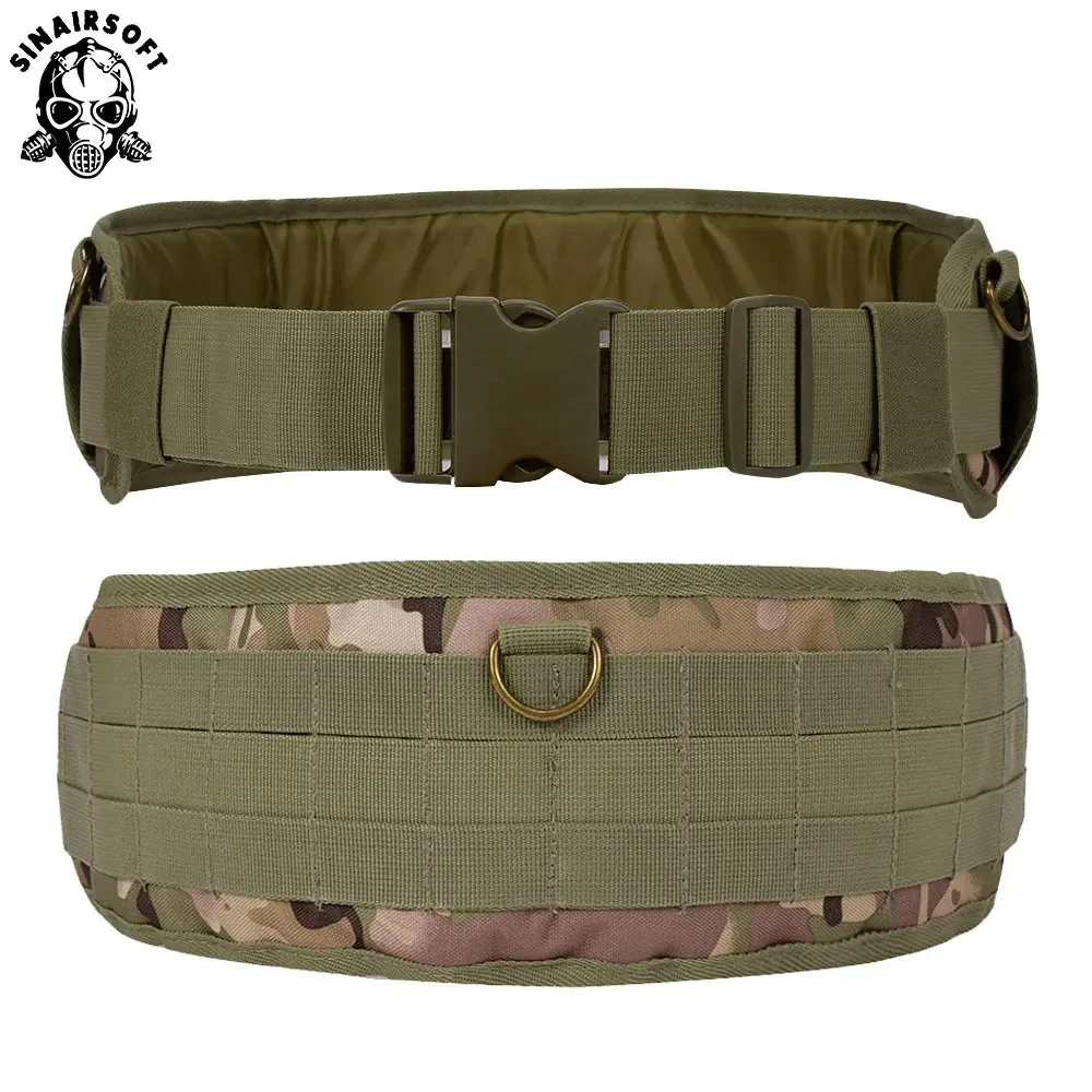 Cinturón táctico MOLLE acolchado exterior multiusos para airsoft - imagen 5