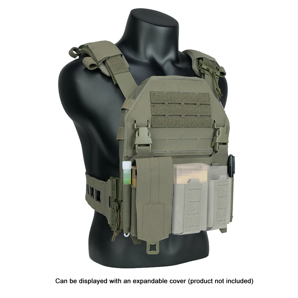 YAKEDA porta cargadores táctico triple elástico anti-IR mate - imagen 2