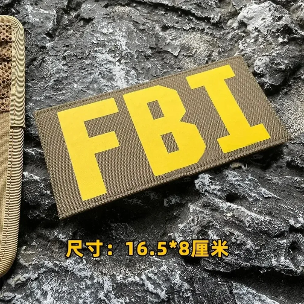 Parche táctico velcro letras – insignia militar para mochila y gorra - imagen 2