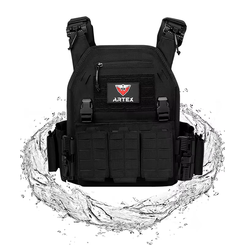 Chaleco táctico militar portaplacas MOLLE – Ajustable para combate - imagen 4