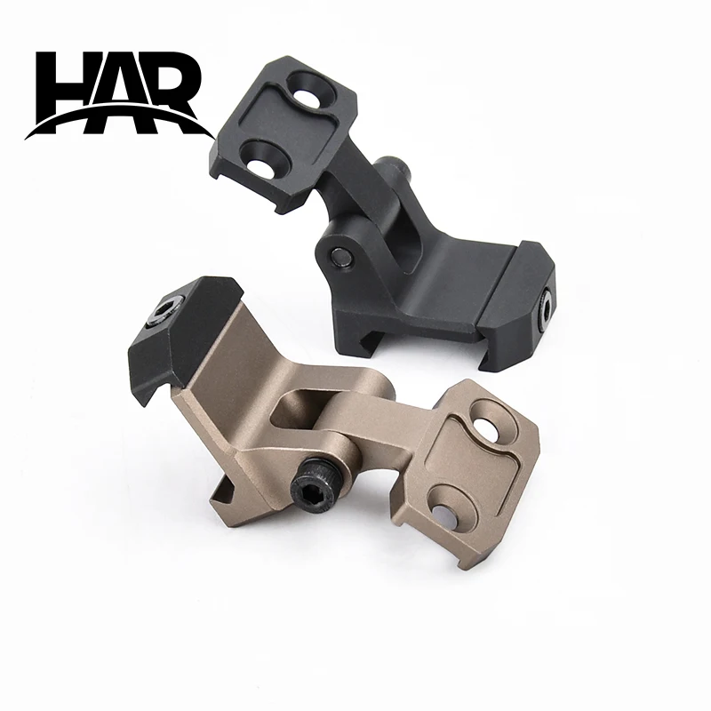 WADSN Soporte táctico linterna plegable Picatinny M-LOK KEYMOD