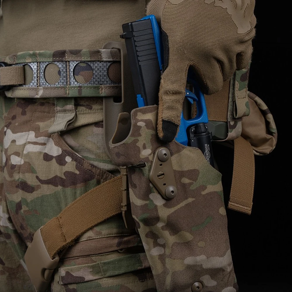 Funda táctica para pistola Glock izquierda con bloqueo rápido y X300 - imagen 2