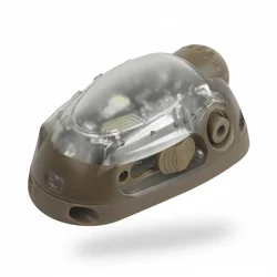 POEIDON DEFENSE luz de señalización para casco con gancho universal