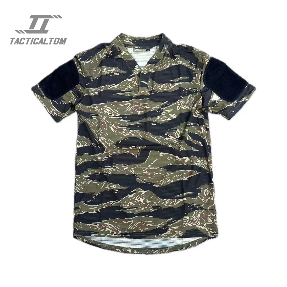 Camiseta táctica manga corta Jungle Tiger Spot cuello en V Tom - imagen 4