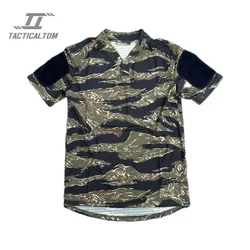 Camiseta táctica manga corta Jungle Tiger Spot cuello en V