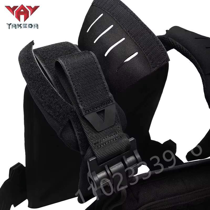 YAKEDA Chaleco Táctico Portaplacas Ajustable para Airsoft - imagen 5