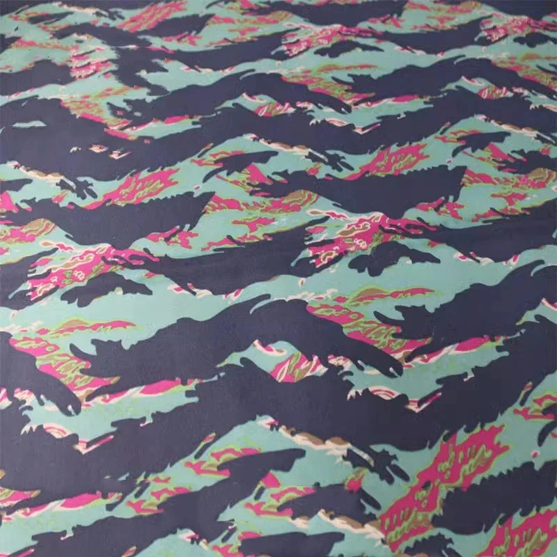 Tela de camuflaje rayas de tigre Miami nylon 500D impermeable