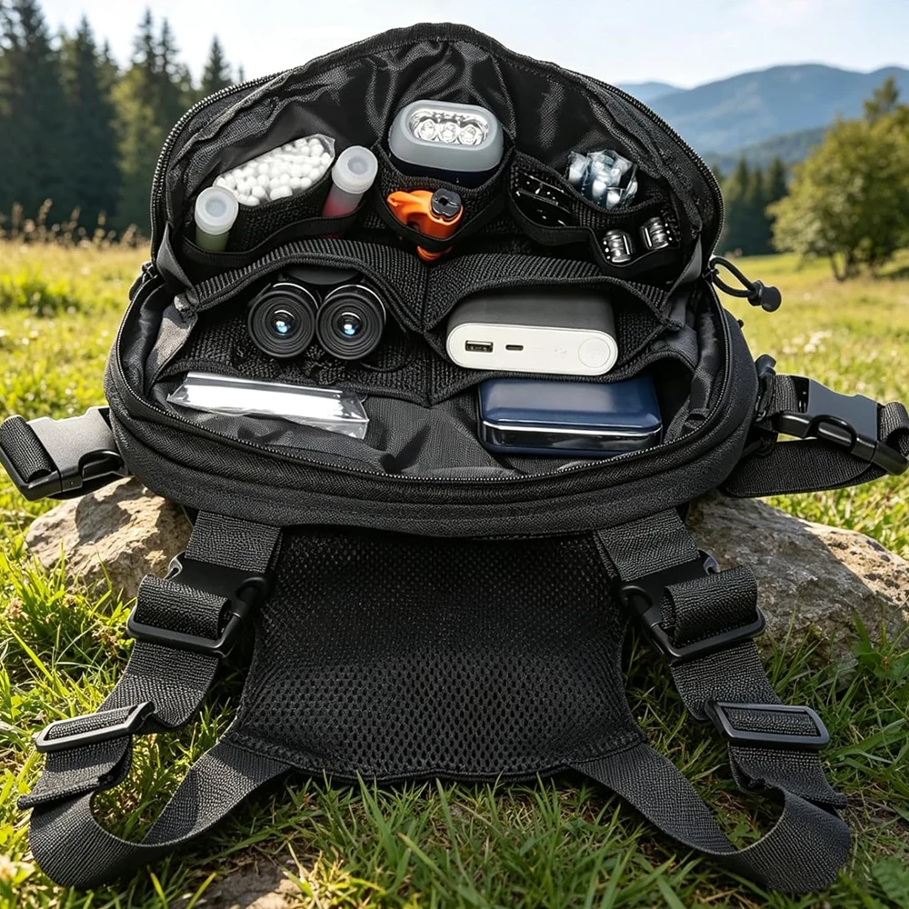 Bolsa Táctica Pecho EDC Portación Oculta Pistola MOLLE Caza - imagen 3