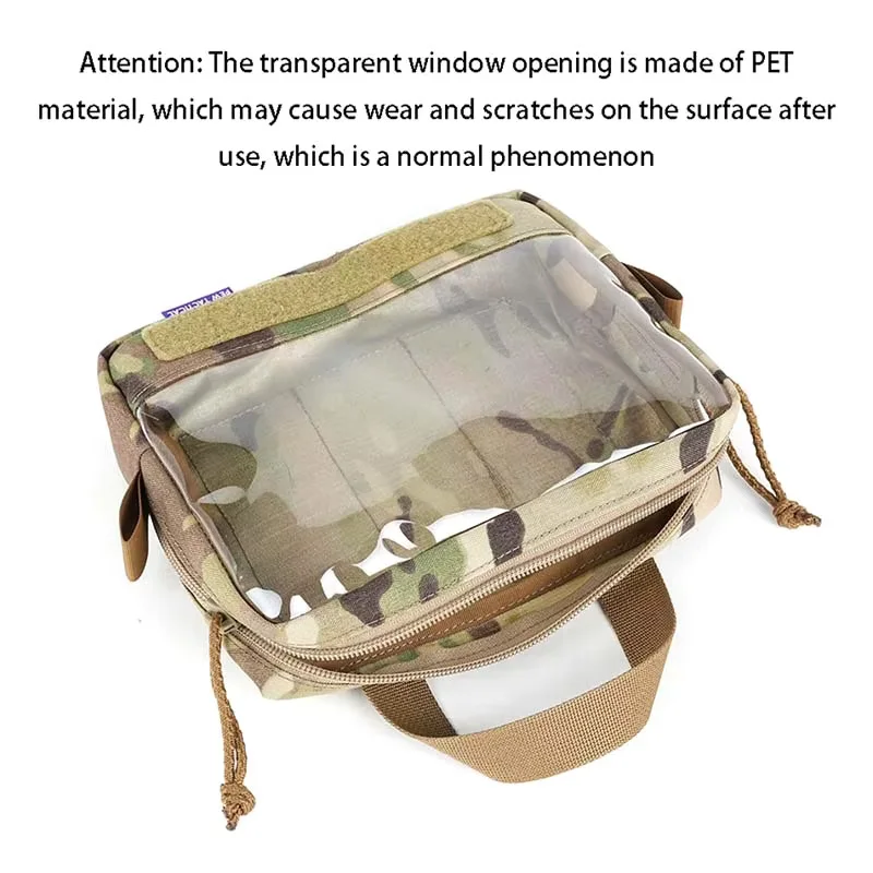 Bolsa de almacenamiento PET transparente multifuncional para exterior