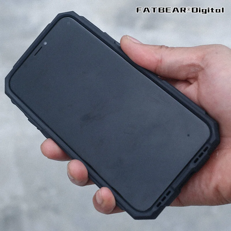 Funda táctica anticaída teléfono con grafeno para iPhone Pro Max - imagen 4