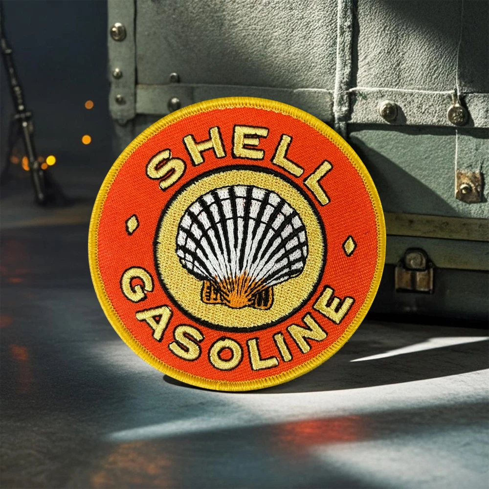 Parche táctico bordado concha – Insignia militar para mochila y casco - imagen 2