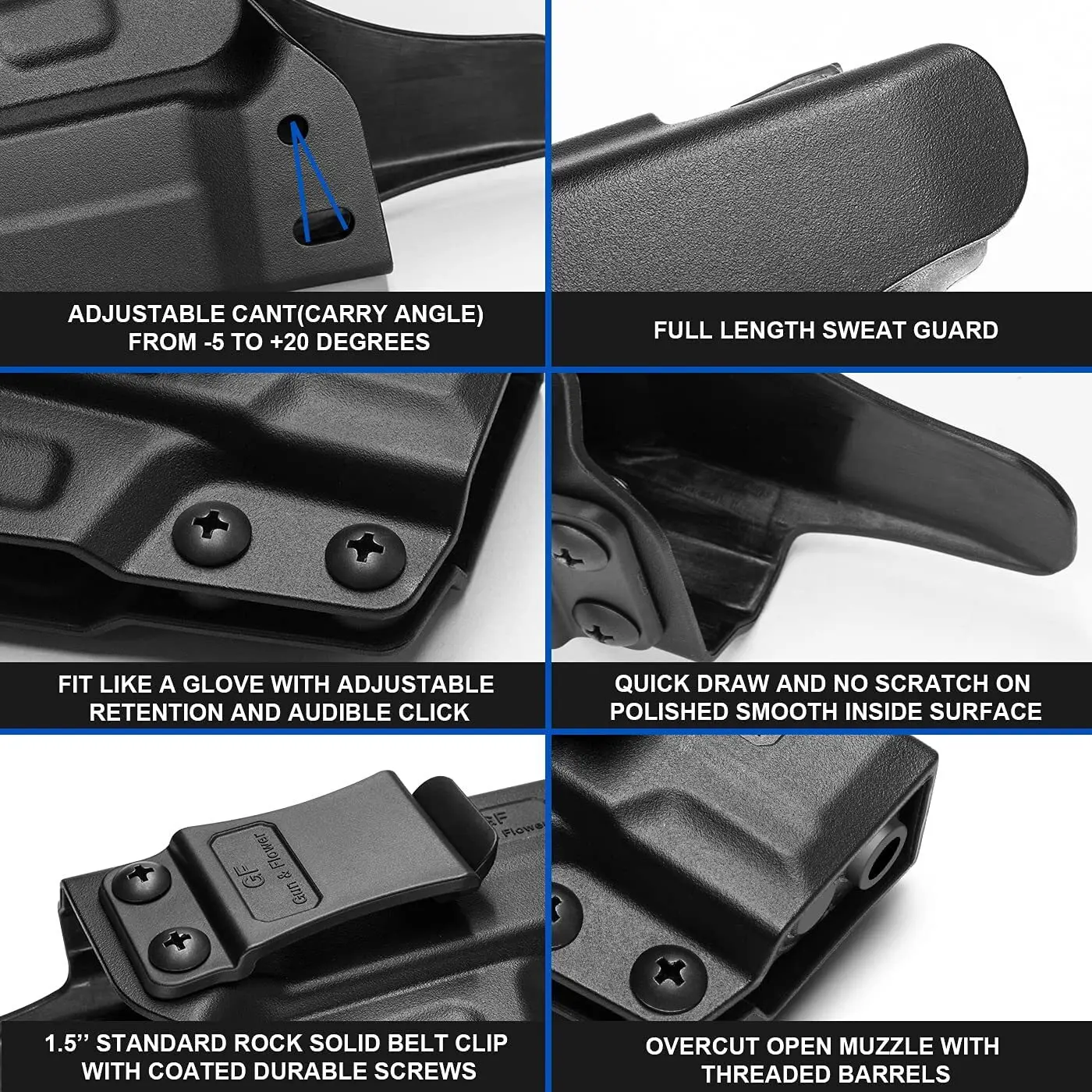 Funda IWB M&P Shield Crimson Trace CT integrada sin láser diestros - imagen 5