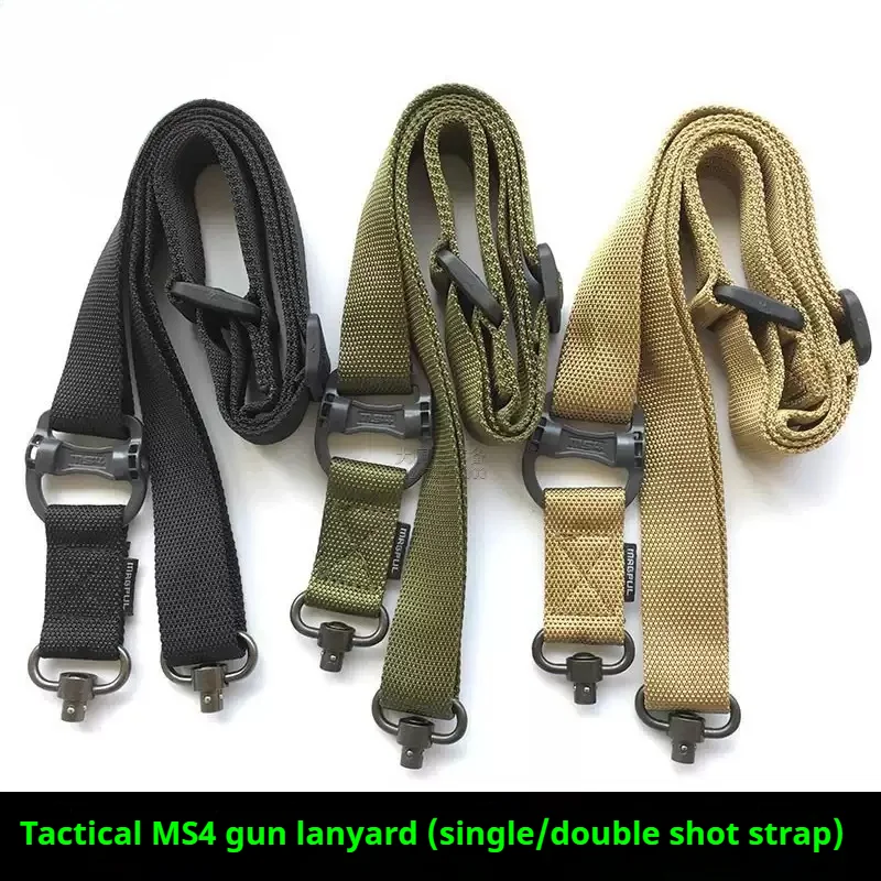 Arnés táctico MS3/MS4 sujeción simple y doble MOLLE resistente - imagen 2