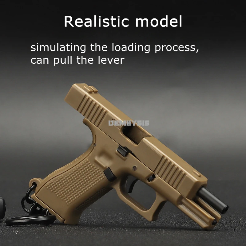 Llavero táctico desmontable forma de pistola realista para caza - imagen 5