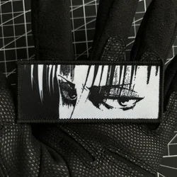 Parche Levi Ackerman insignia Titanes con gancho y bucle para mochilas