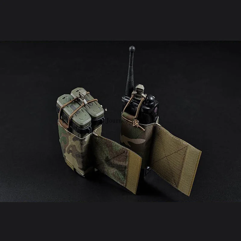Chaleco táctico Wingman airsoft con soporte radios elástico MOLLE - imagen 2