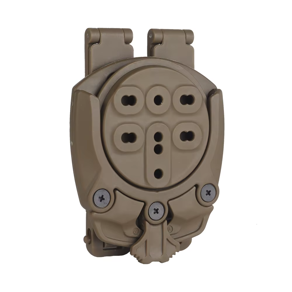 Adaptador MOLLE giratorio 360° de nylon táctico para base de caza - imagen 2