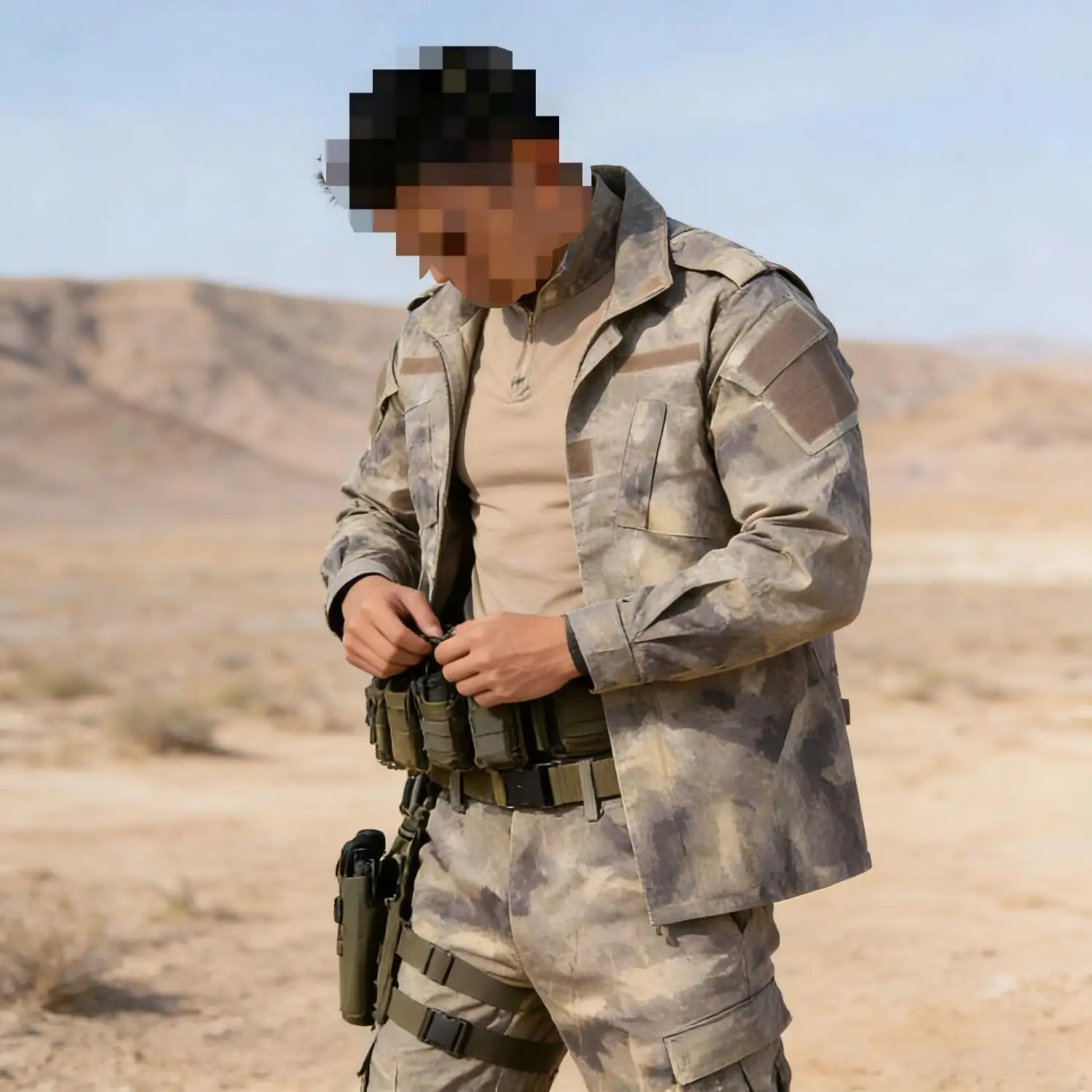 Uniforme táctico camuflaje militar para exteriores resistente - imagen 2