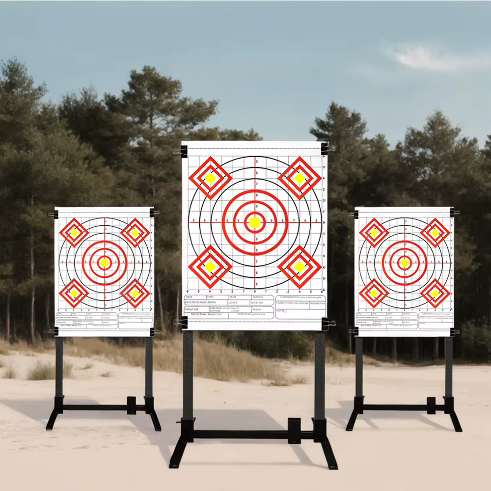 Papel diana multianillo para tiro deportivo – Arco y airsoft