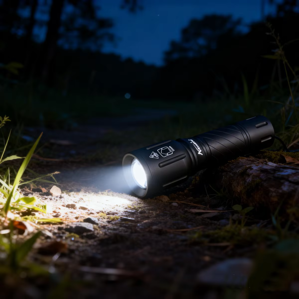 Alonefire Linterna táctica LED con Zoom y haz potente outdoor - imagen 3