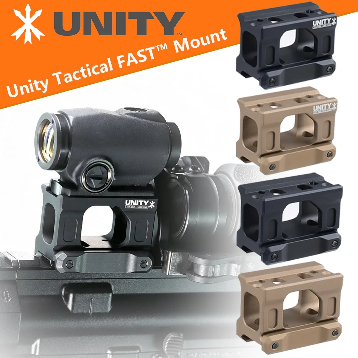 UNITY Soporte elevador para mira Aimpoint T1/T2, riel de 20 mm - imagen 5
