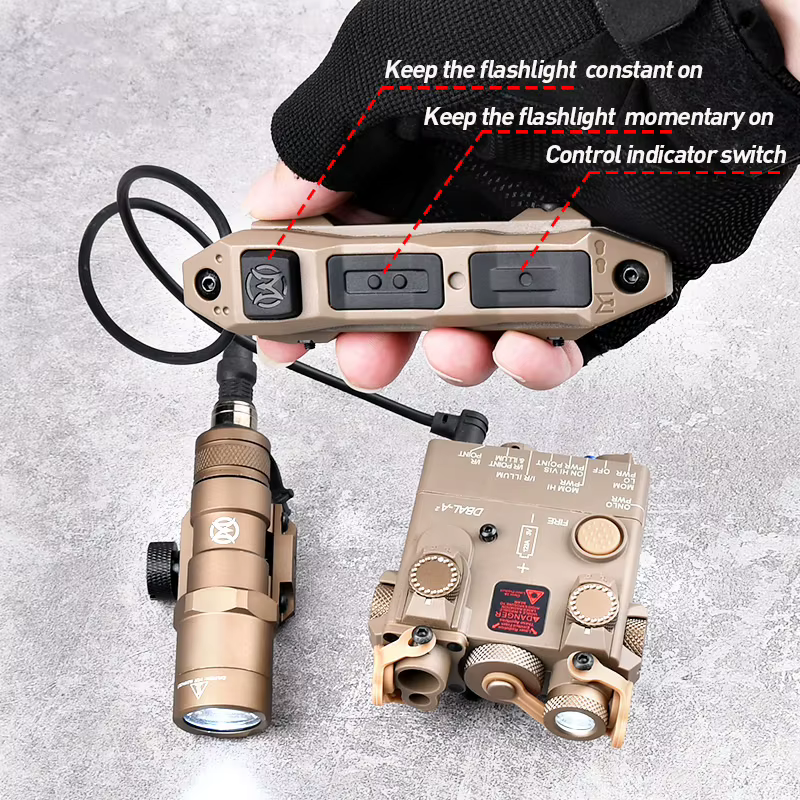 Surefire M300 M600 Interruptor táctico riel 20mm MLOK - imagen 4