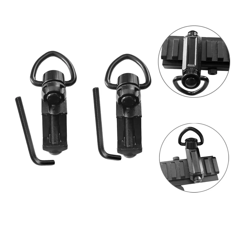 Accesorio QD Picatinny montura giratoria táctica para correa - imagen 2
