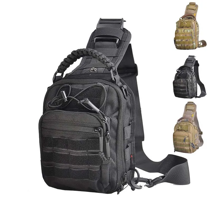 Bolso táctico de pecho MOLLE impermeable – Caza y senderismo - imagen 3