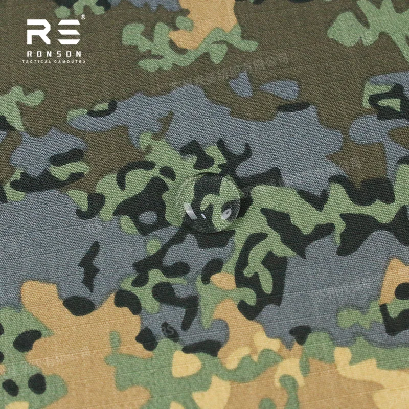 Tela NYCO ripstop camuflaje Woodland austriaco para uniformes