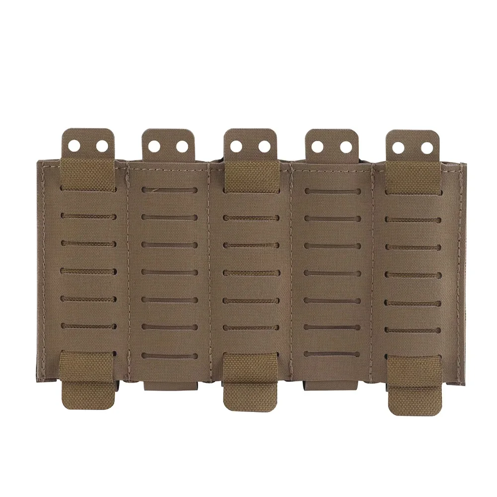 Portacargador MOLLE táctico para pistola 9mm, panel frontal chaleco - imagen 5