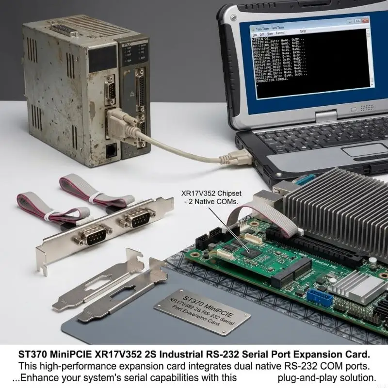 Tarjeta PCIe mini con disipador metálico para rendimiento estable - imagen 4