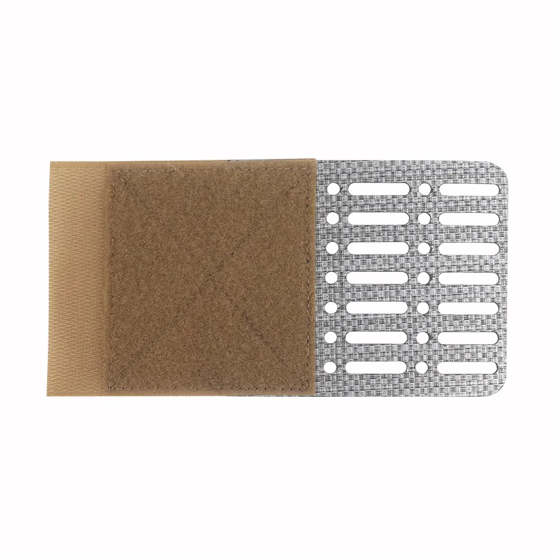 Placa lateral táctica MOLLE gancho y bucle para extensión arnés - imagen 4