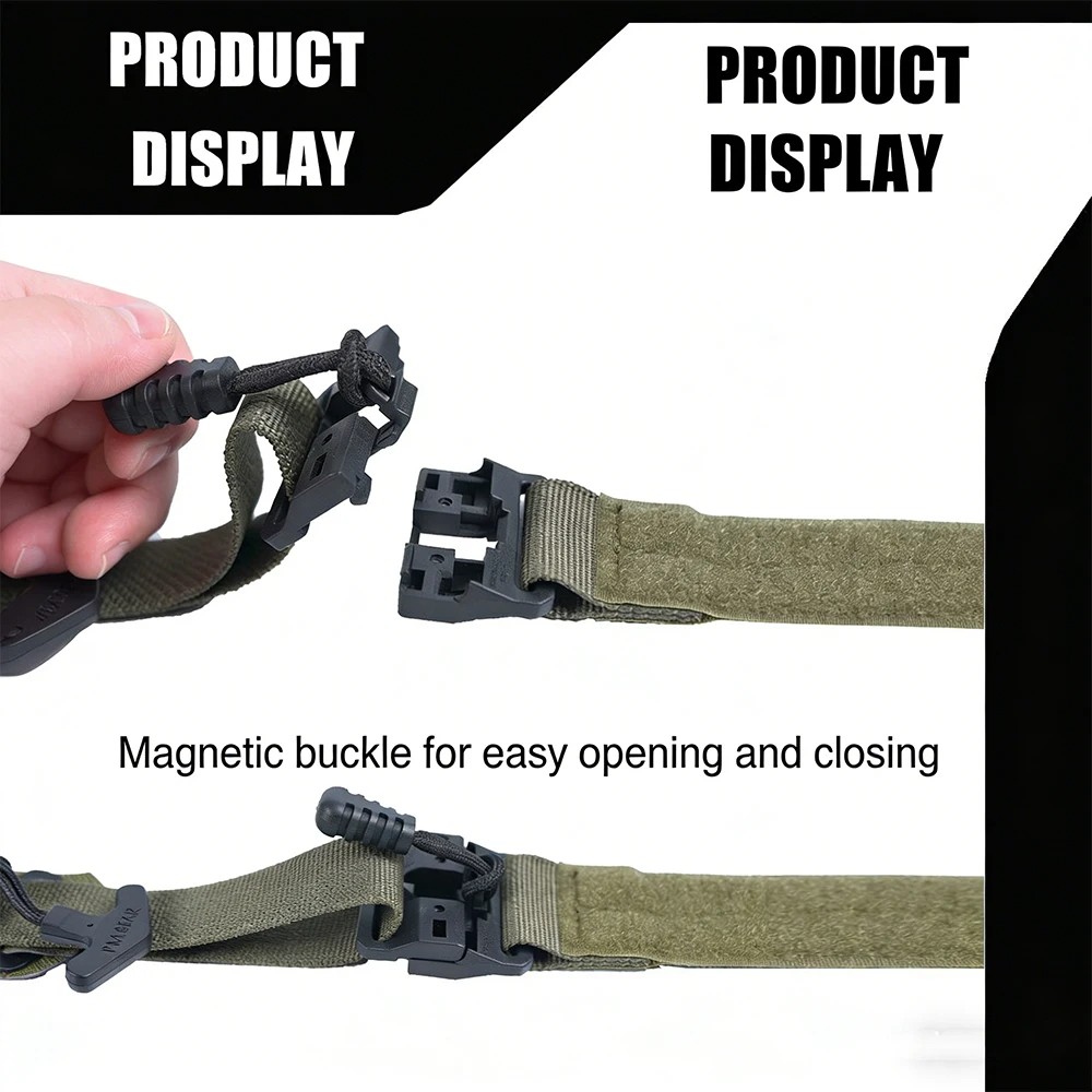 Correa táctica para rifle ajustable con almohadilla anti-rozaduras - imagen 5