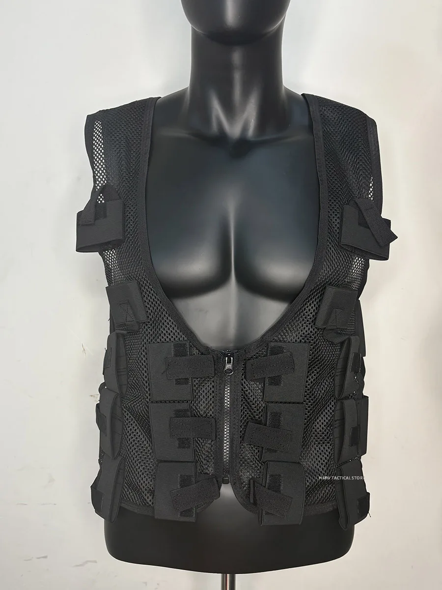 Chaleco táctico primera línea MOLLE – equipo airsoft senderismo - imagen 4