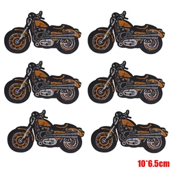 Parches bordados de motocicleta termoadhesivos para ropa y mochilas