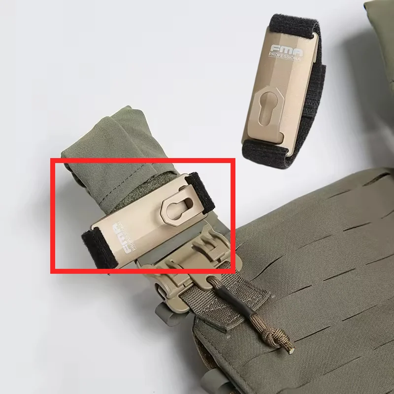 FMA gancho de anclaje táctico aluminio MOLLE para eslinga fija - imagen 3