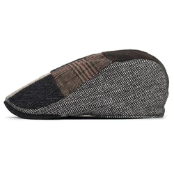 Boina retro outdoor de retales espiga vintage para mujer