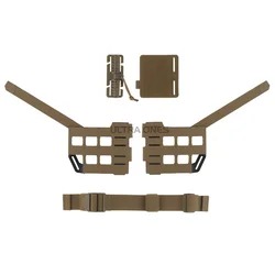 Kit expansión chaleco táctico airsoft HX – Panel frontal MOLLE