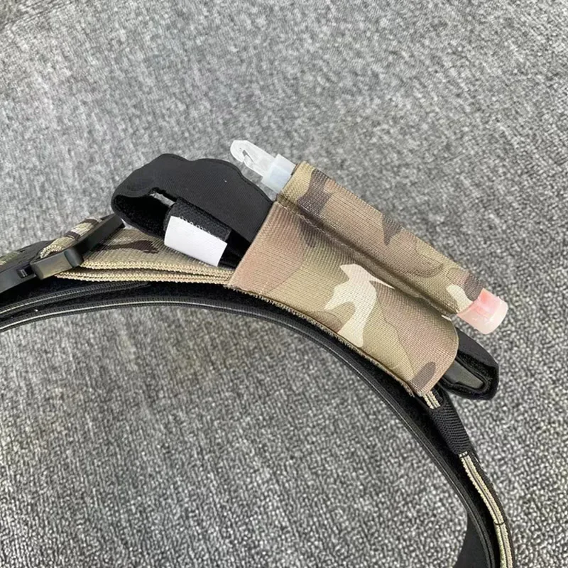 Cinturón táctico MOLLE porta-torniquete con correa elástica y bolsa integrada - imagen 4