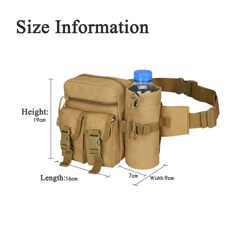Riñonera Táctica Impermeable para Hombre – Faja para Senderismo y Uso Diario - imagen 2