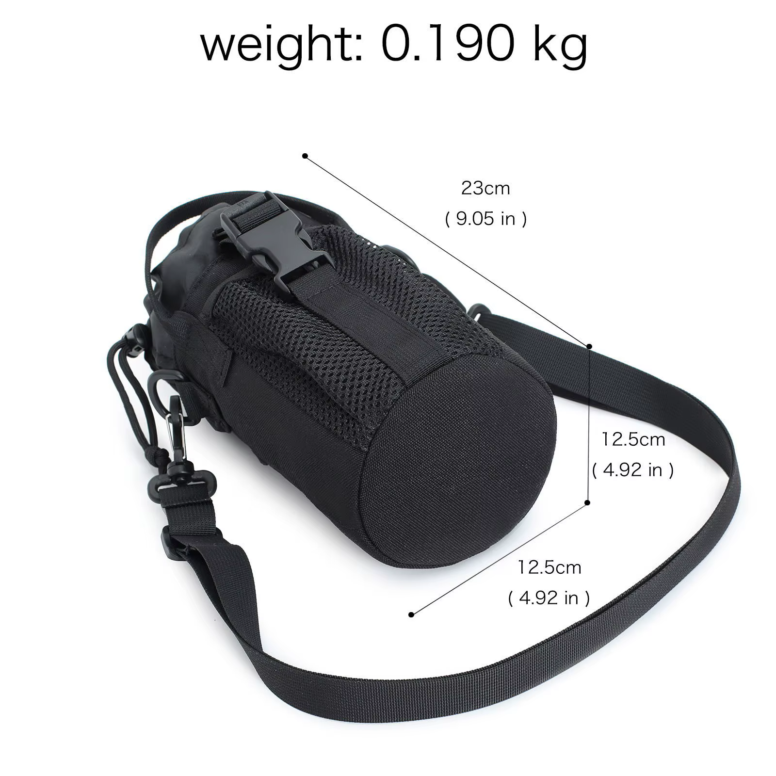 Bolsa táctica impermeable bandolera para botella y teléfono - imagen 4