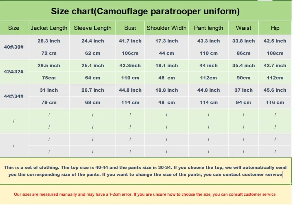 Uniforme M42 WW2 HBT paracaidista – Camuflaje militar histórico hombre - imagen 5