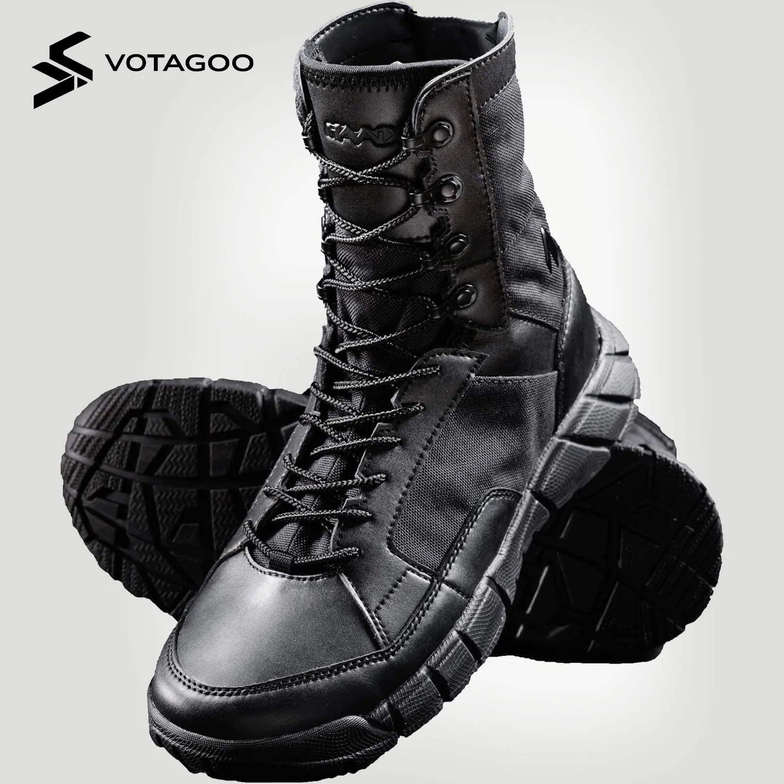 YEVHEV Botas tácticas hombre coyote ligeras de combate para senderismo