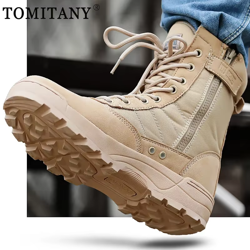 Botas tácticas de combate camuflaje militar – Tallas 36-47