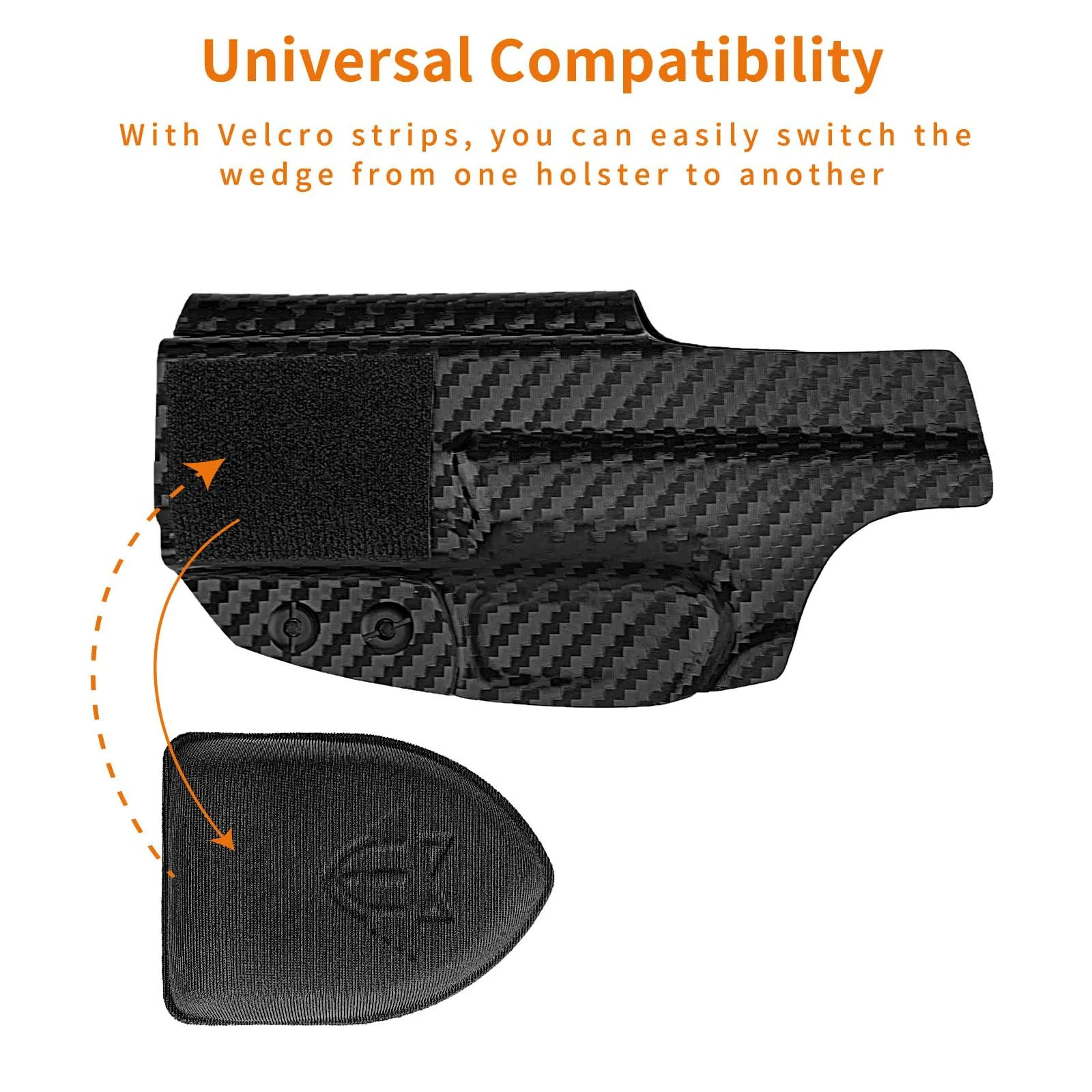 Almohadillas Kydex para funda de pistola universal liberación rápida - imagen 4