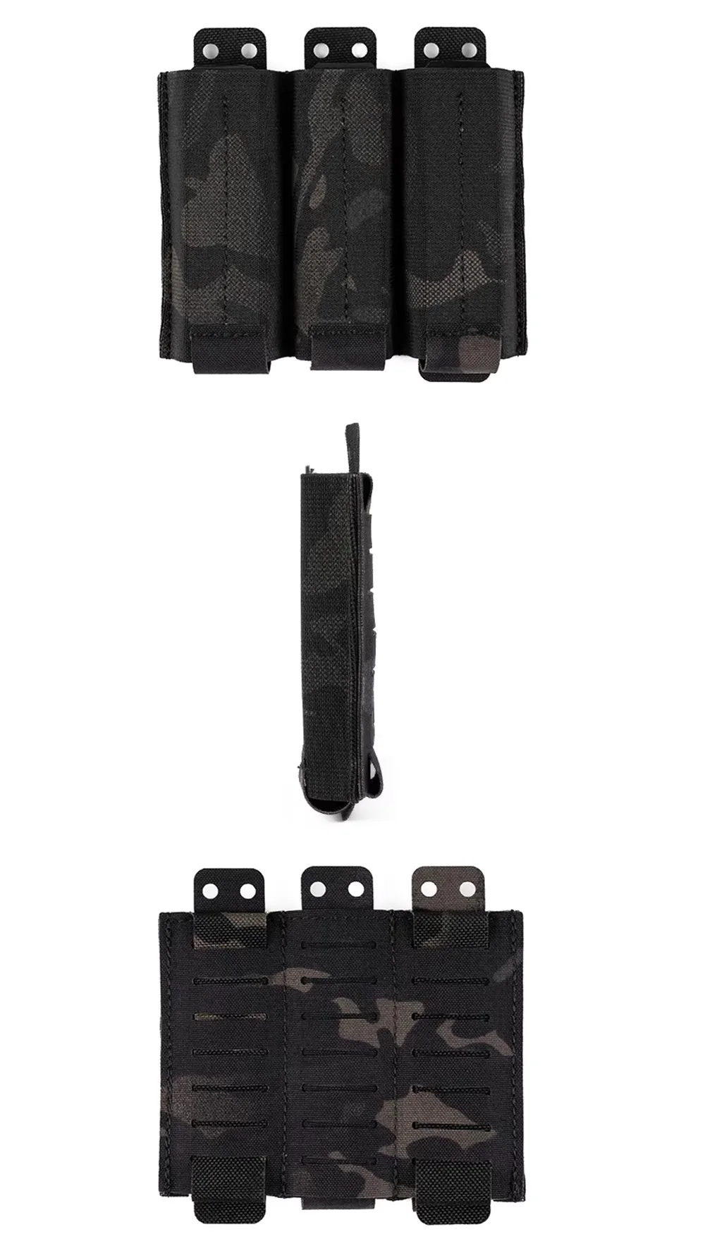 Funda triple para cargadores con sistema MOLLE