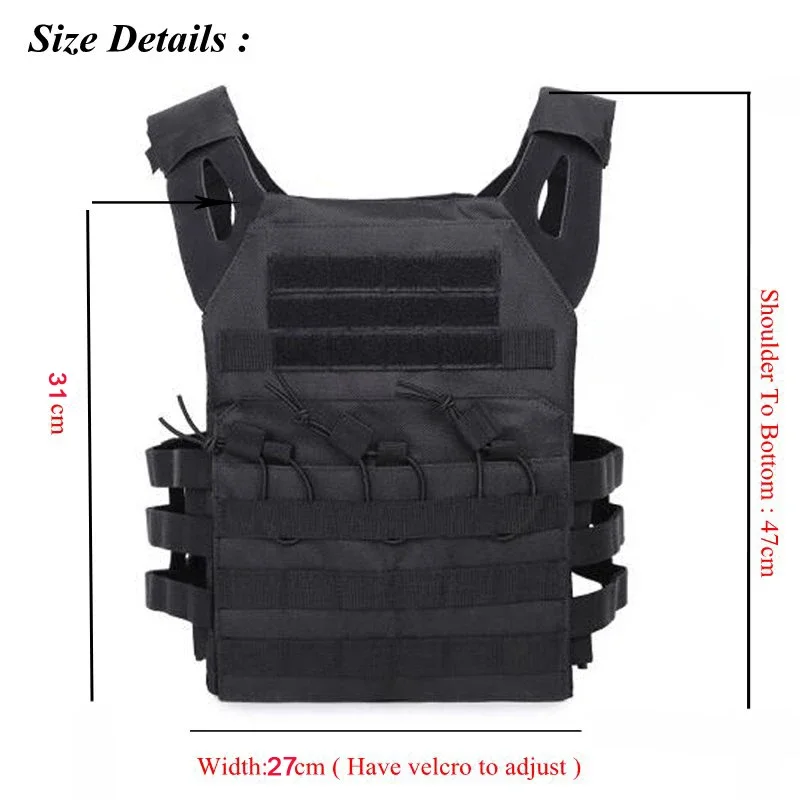 Chaleco táctico portador de placas JPC ligero con MOLLE - imagen 5
