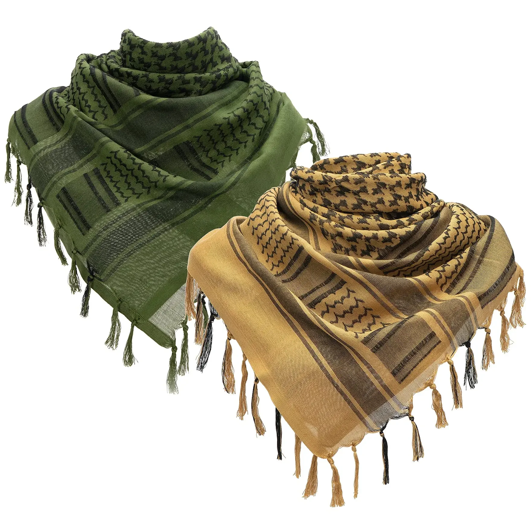 Bufanda Keffiyeh táctica algodón protección sol viento exterior - imagen 5