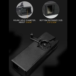 Cargador rápido M4 con almohadilla de silicona antiruido